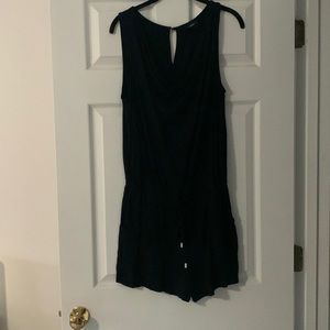 Missimo Cowl Neck Black Romper Size M